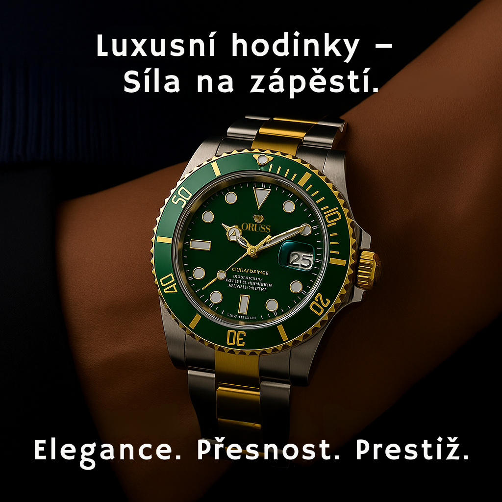 Luxusní hodinky – nadčasová elegance a odolnost.