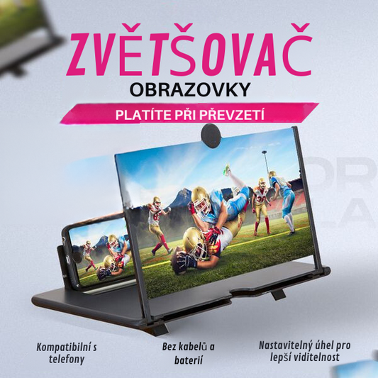 Zvětšovací lupa obrazovky pro mobilní telefon
