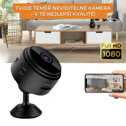 Mini bezpečnostní kamera PREMIUM – InvisiCam™ | Kup 1 a získej 2 zdarma