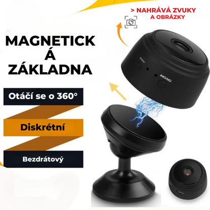 Mini bezpečnostní kamera PREMIUM – InvisiCam™ | Kup 1 a získej 2 zdarma