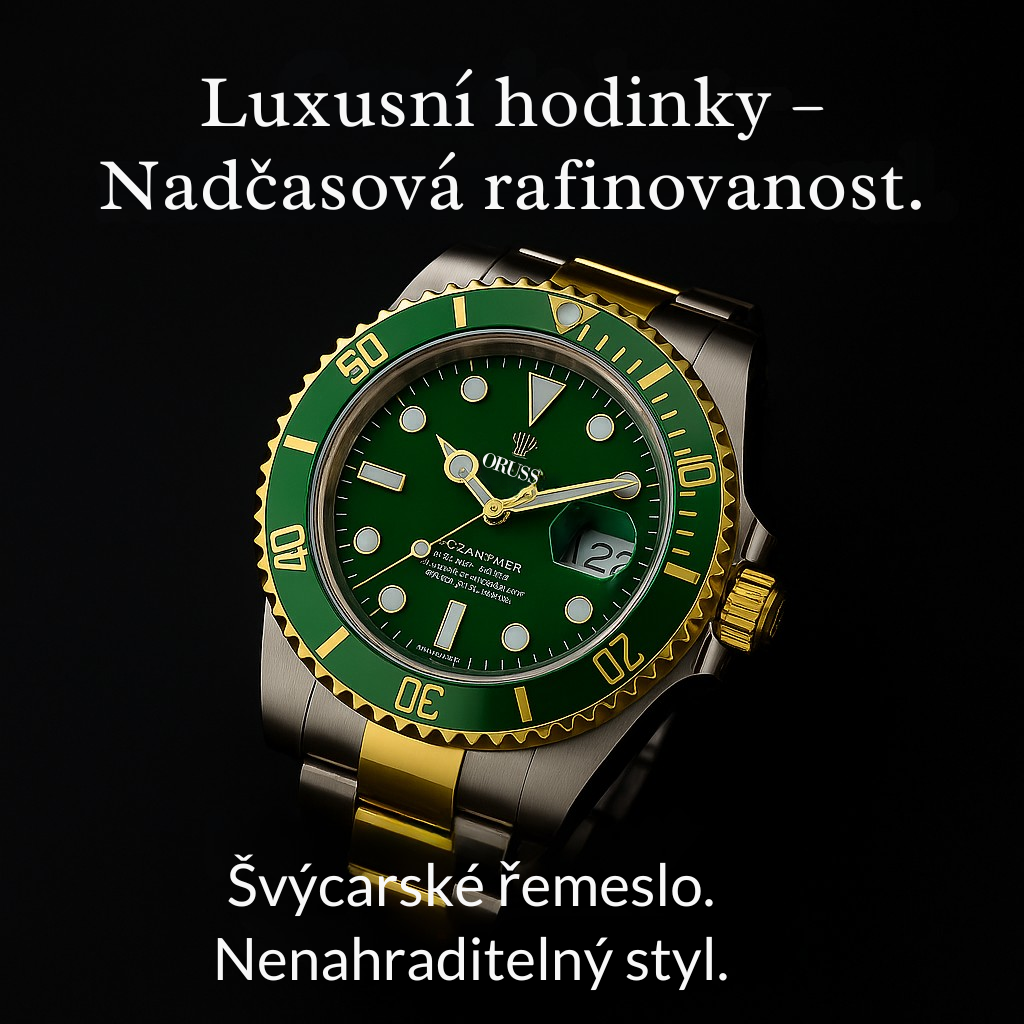Luxusní hodinky – nadčasová elegance a odolnost.