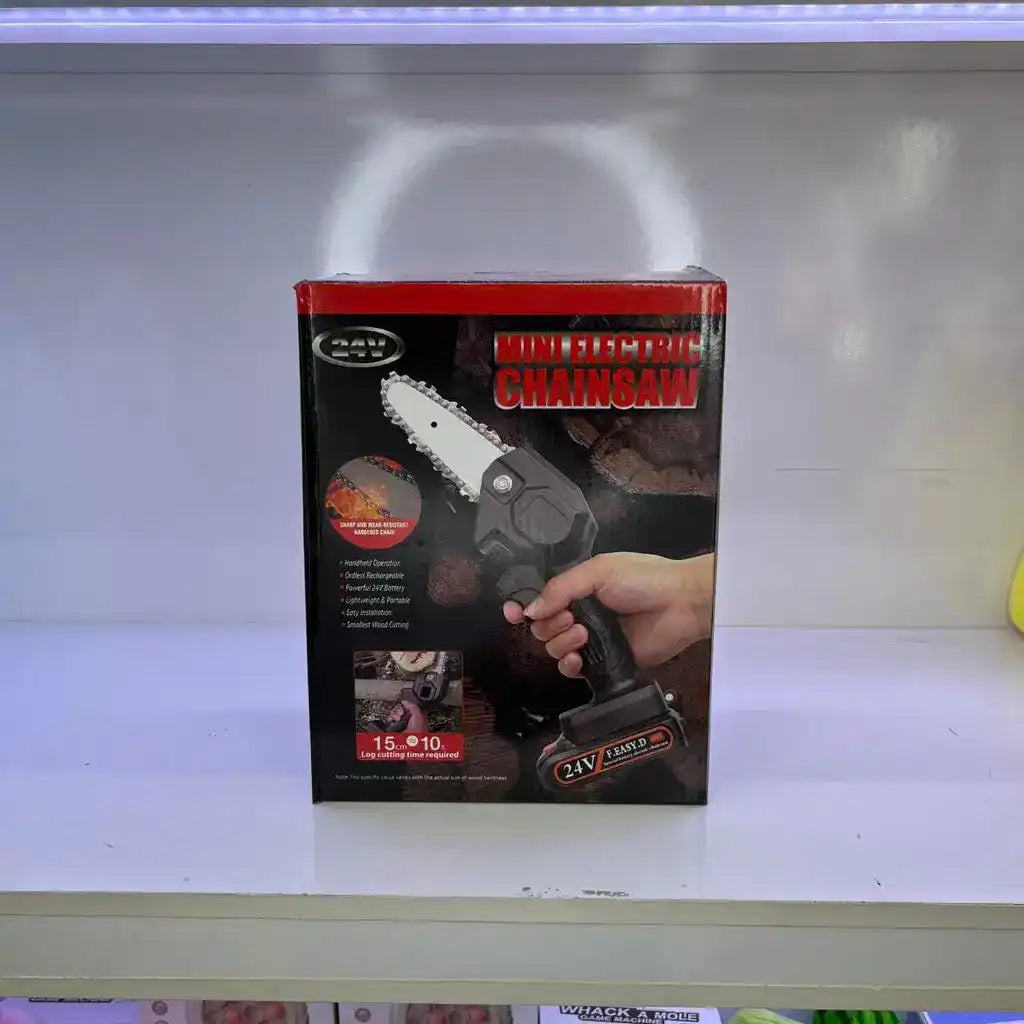 PowerCut™ – Mini bezdrátová řetězová pila se 2 bateriemi – [AKCE PLATÍ JEN DNES]